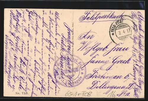 AK Amagne-Lucquy, deutsche Soldaten auf dem Bahnhof, Eisenbahn