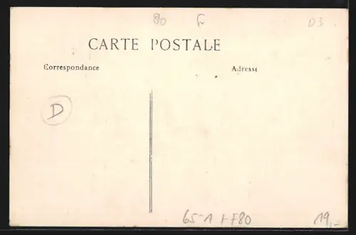 AK Flesselles /Somme, La Gare