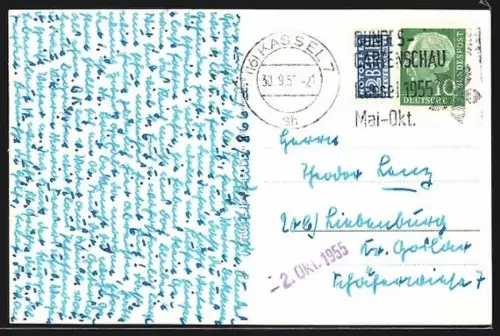 AK Liebenburg a. Harz, Ortsansicht vom Feld aus