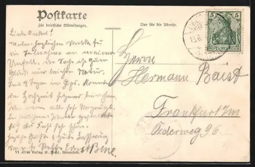 AK Altenberg / Solms, Teilansicht mit Kloster