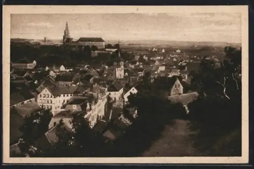 AK Weida i. Thür., Gesamtbild der Stadt