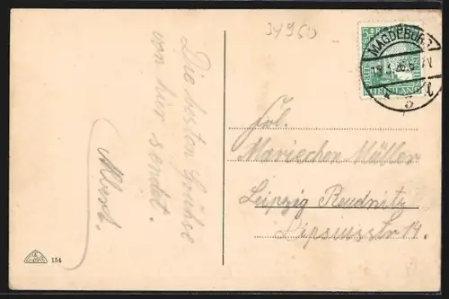 AK Magdeburg, Justizpalast, Restaurant Zur Gerichtslaube