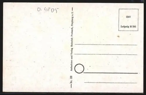 AK Freyburg /Unstrut, St. Annenkirche vom Schlüfter gesehen, Im Vordergrund Weinberg