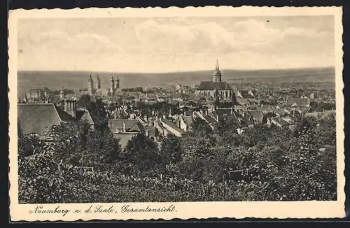 AK Naumburg an der Saale, Gesamtansicht mit Naumburger Dom