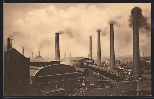 AK Essen, Die Kruppschen Werke, Teilansicht