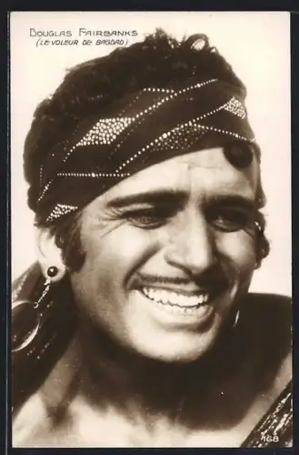 AK Schauspieler Douglas Fairbanks in Le voleur de Bagdad