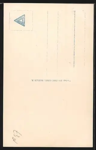 AK Asta Nielsen mit einem Blumenstrauss in der Hand