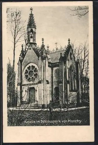 AK Monchy, Chapelle dans le parc du château