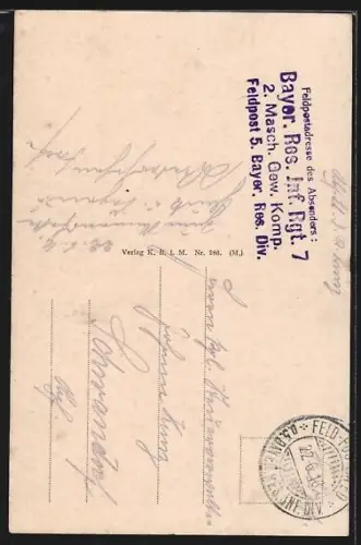 AK Monchy, Chapelle dans le parc du château