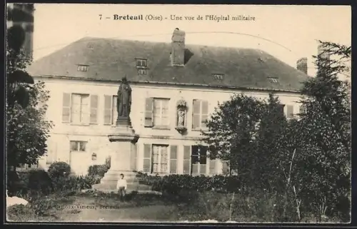 AK Breteuil /Oise, Une vue de l`Hôpital militaire
