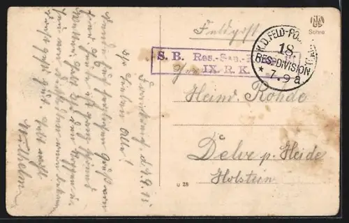 AK Frestoy-le-Chateau /Oise, Château avec jardin et portail en fer forgé