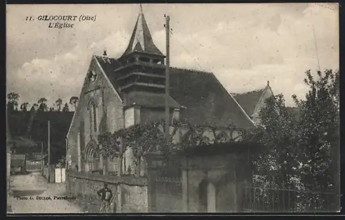 AK Gilocourt /Oise, L`Église