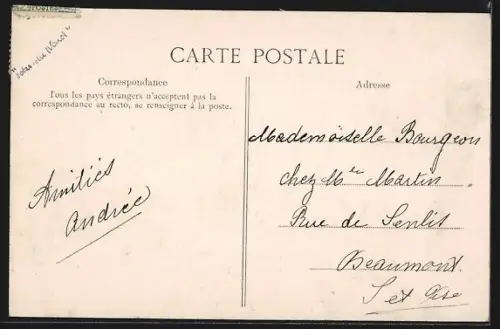 AK Ercuis, Vue Panoramique prise du Clocher