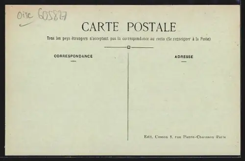 AK Trie-la-Ville /Oise, Mairie et École