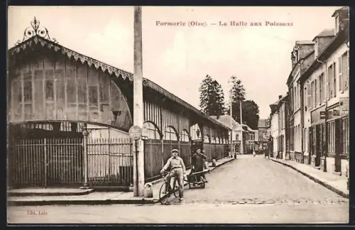 AK Formerie /Oise, La Halle aux Poissons
