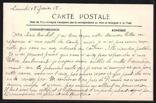 AK Canly /Oise, Rue principale avec habitants et arbres alignés