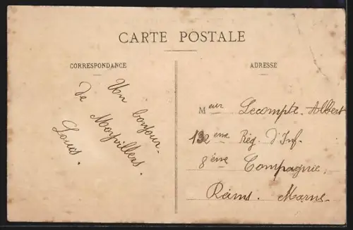 AK Moyvillers /Oise, La Rue de l`Église