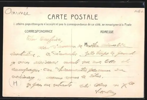 AK Ricquebourg /Oise, Grande-Rue, Vue prise du Calvaire