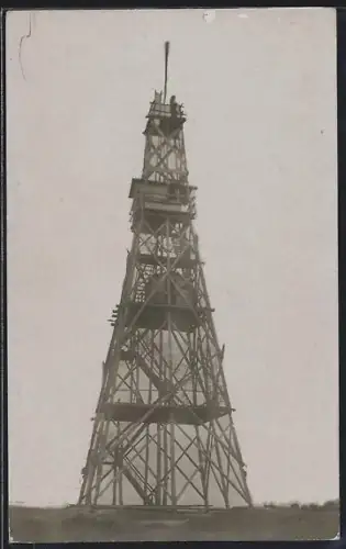 Foto-AK Geberoy, Tour d`observation en construction