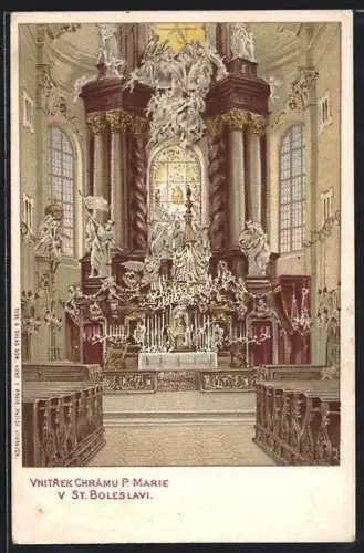 AK Stara Boleslav, Vnitrek Chrámu P. Marie