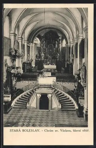 AK Stará Boleslav, Chrám sv. Václava, Hlavni oltar