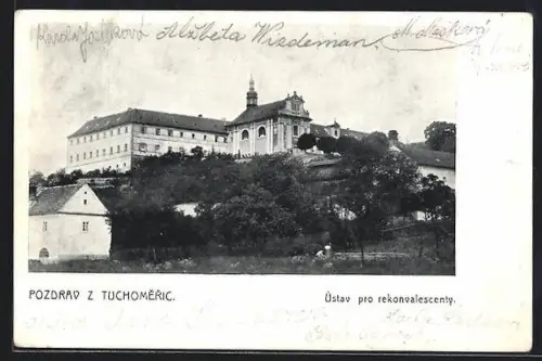 AK Tuchomerice, Ustav pro rekonvalescenty mit Umgebung