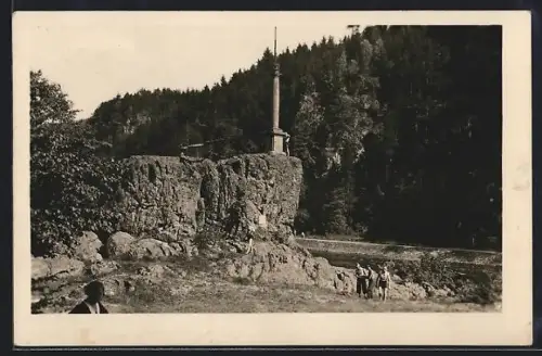AK Stiechowitz, Die Moldau oberhalb Stiechowitz
