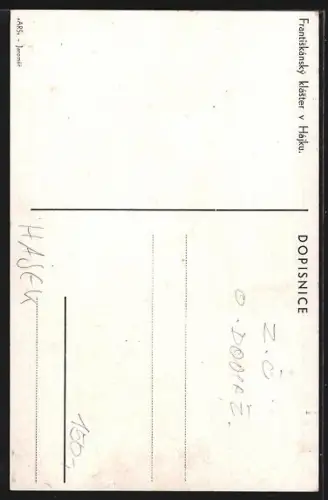 AK Hajku, Frantiskansky klaster