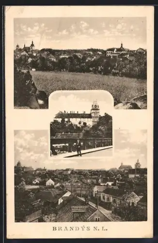 AK Brandys n. L., Totalansicht & Brückenpartie