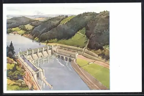 AK Stechovice nad Vltavou, Projekt zdymania a elektrárny