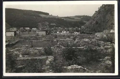 AK Davle, Ostrov ve sv. Kiliáne u Davle