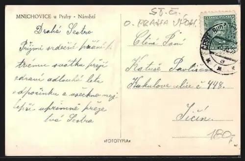 AK Mnichovice u Prahy, Námesti