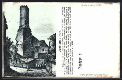 AK Jenstejn u Prahy, Cástecný pohled