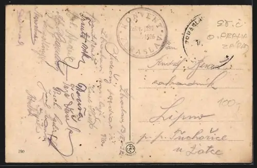 AK Zbraslav, Pomník padlým ve svetové válce