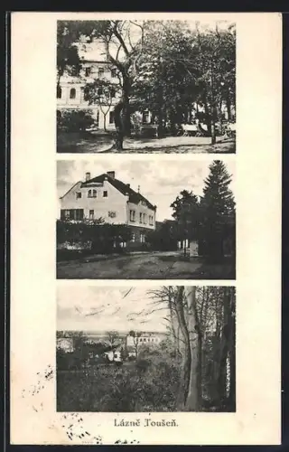 AK Lázne Touzen, Cástecný pohled