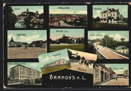 AK Brandýs n. L., Namesti, Zamek, Husova trida