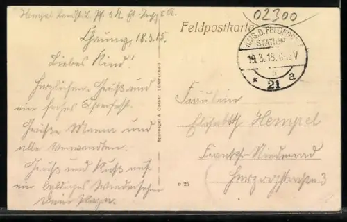 AK Chauny, Avenue de Senicourt P.D., scène de rue avec bâtiments historiques