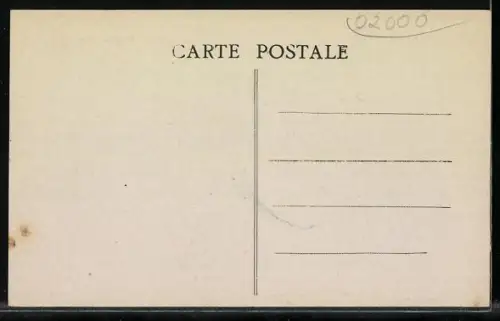 AK Cerny-en-Laonnois, Mairie et École, 1929