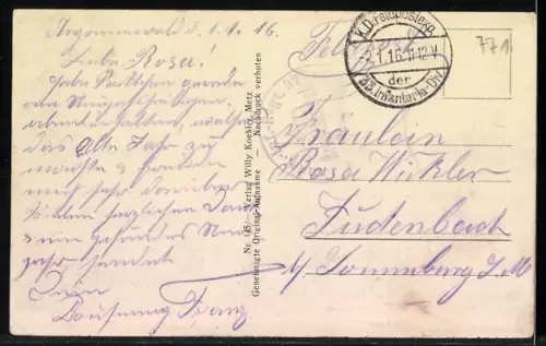 AK Servon, Église endommagée par des tirs lors d`un conflit