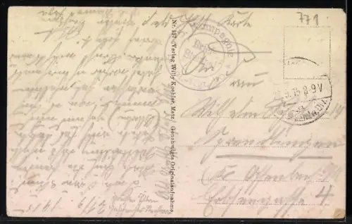 AK Servon, Église endommagée par des tirs pendant la guerre