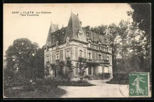 AK Claye, Le Château des Tourelles