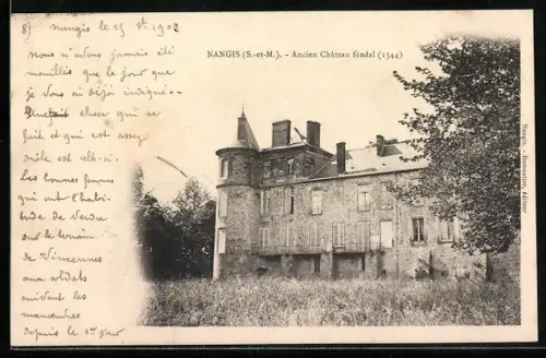 AK Nangis /S.-et-M., Ancien Château féodal, 1544