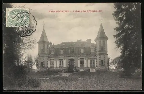AK Faremoutiers, Château des Tourelles
