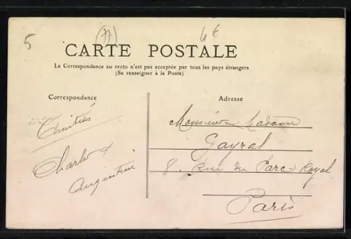 AK Faremoutiers, Château des Tourelles