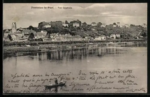AK Fontaine-le-Port, Vue Générale