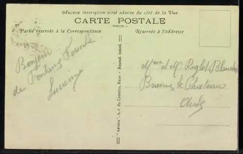 AK Fontaines-Fourches /S.-et-M., Monument aux Morts