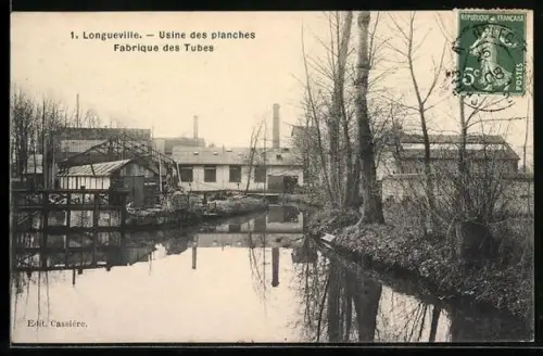 AK Longueville, Usine des planches et fabrique des tubes