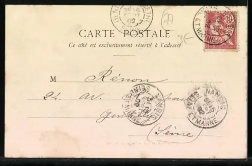 AK Nangis /S.-et-M., Une Allée du Parc