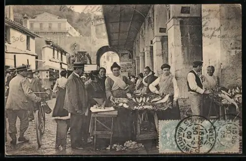 AK Nice, Marché animé sous les arcades