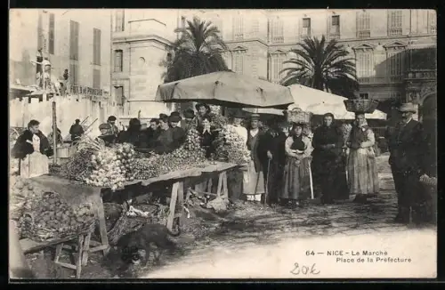 AK Nice, Le Marché Place de la Préfecture